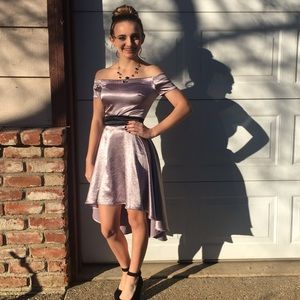 Purple Homecoming Dress